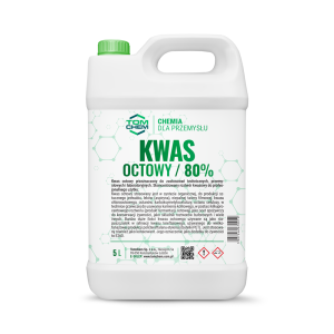 Kwas octowy 80% | 5 litrów