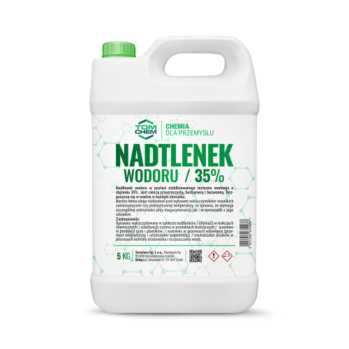 Nadtlenek wodoru to neutralizator ścieków, środek wybielający, używany przy produkcji barwników organicznych, do usuwania przykrych zapachów, po rozcieńczeniu - powstaje tzw. woda utleniona.