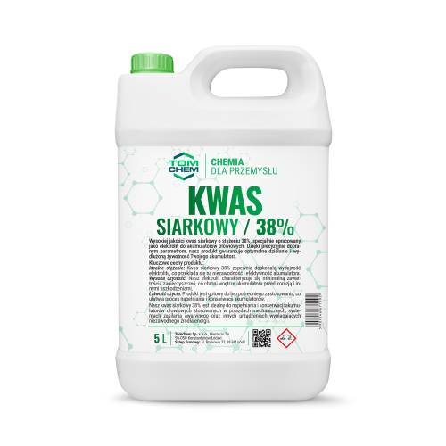 Kwas siarkowy 38% | 5 litrów