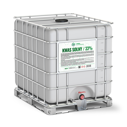 Kwas solny 1150 kg / Jest wykorzystywany do produkcji chlorków, nawozów, barwników, pigmentów i wielu innych produktów.